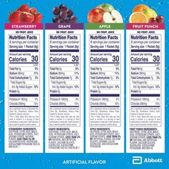 Pedialyte Electrolyte Powder Packets, Variety Pack, 24 Count, Blue and White