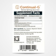 CONTINUAL G Glyteine 400 mg Capsules | Cellular‑Enhancing Glutathione Supple…