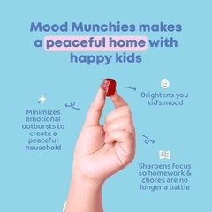 JoySpring Mood Munchies Saffron Gummies for Kids 4+ | Saffron Extract Supplement