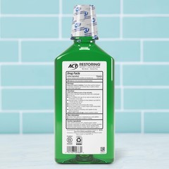 ACT Restoring Zero Alcohol Fluoride 0.03 Fl Oz (Pack of 34), Green/Blue