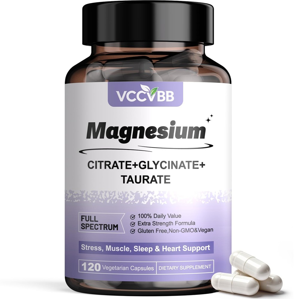 Magnesium Complex, Glycinate, 500mg Elemental 120 Count (Pack of 1)