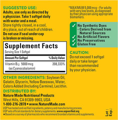 Nature Made Maximum Strength Vitamin B12 5000 Mcg, Energy Metabolism Support