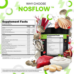 Clean Nutra Nosflow Nitric Oxide Beet Root L-Arginine Citrulline Vitamin C