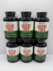 6x InfoWars Life Greens Fiber 150 Capsules Each Made w Organic Vegetables 2023