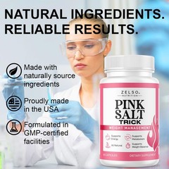 (3 Pack) Pink Salt Trick Capsules – Original PinkSalt 60 Count (Pack of 3)