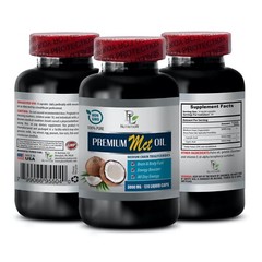 digestion no bloating – MCT OIL 3000 – ketosis coconut mct 1BOTTLE 120 CAPSULES