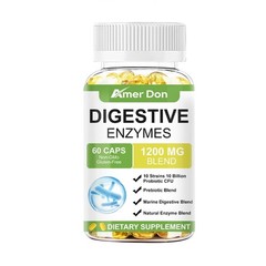 Digestive Enzymes Prebiotic & Probiotics Pancreatin Enzimas Digestivas 60PCS