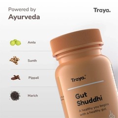Gut Health Tablets for Constipation, Bloating & Gas Relief, Boosts Metabolism O4