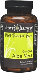 Desert Harvest Super Strength Aloe Vera 180 Vegi Capsules – AUTHENTIC Exp 09/27!
