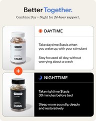 STASIS Nighttime Supplement for Men & Women with 50 Count (Pack of 1), N/a