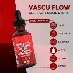 2Pack Cayenne Pepper Hawthorn Beet Root Turmeric Vitamin K2+D3 Liquid Drops 60ML
