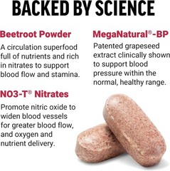 NO3-T Powered Total Beets – 120 Tablets for Enhanced Circulation & Heart Support