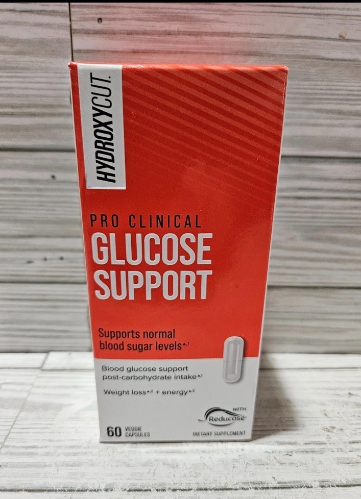 Hydroxycut Pro Clinical Glucose Support Weight Loss + Energy 60 Capsules 8/2027