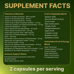Dr. Berg Whole Food Multivitamin with Minerals, Daily for Men & Women, USDA 90CT