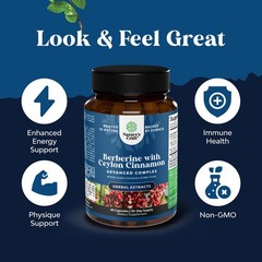 Balancing Berberine Plus 1200mg Per Serving Complex – Antioxidant Berberine with