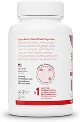 Superbeets Beet Root Capsules Quick Release 1000Mg, Helps Support Nitric Oxide P