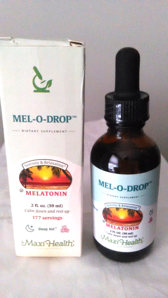 Maxi-Health Liquid Melatonin Drops for Kids – 2 fl oz 177 Servings w/Dropper NEW