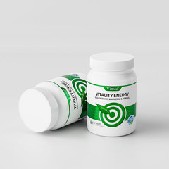 Vinsic Energy Capsules: 60 Count with Reishi,D-Ribose & Plant-Based Antioxidants