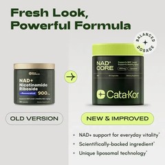 Cata-Kor NAD+ Advanced – NAD+ Supplement for Skin Aging Support, Energy, Health