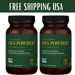 Oxy Powder Colon Cleanse & Natural Detox Pills For Constipation Relief – 120 Ct.