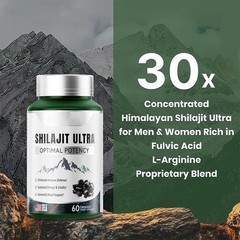1-3PCS Latest Optimal Potency Shilajit Ultra 60Capsules with Essential Mine