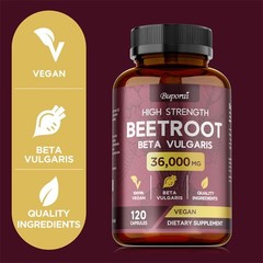 Beetroot 240pcs – Antioxidants, Boost Energy & Endurance, Heart Health