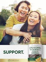 Liposomal Vitamin C Complex | 2200mg | 90 Softgels | High Potency | by Carlyle