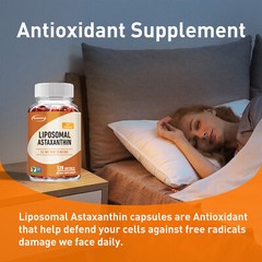 Liposomal Astaxanthin 24mg – with Phosphatidylcholine – Brain and Vision Health