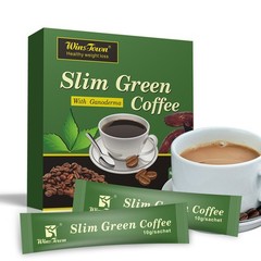 With Ganoderma fat Burner, Green Slim Coffee weight Loss HOT 18/36pcs