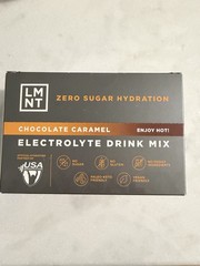 LMNT Zero Sugar Electrolytes CHOCOLATE CARAMEL Salt Drink Mix 30 Sticks EXP 2027