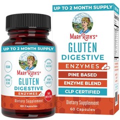 MaryRuth’s Gluten Digestive Enzymes | Up to 2 Month Supply | Proprietary Enzy…