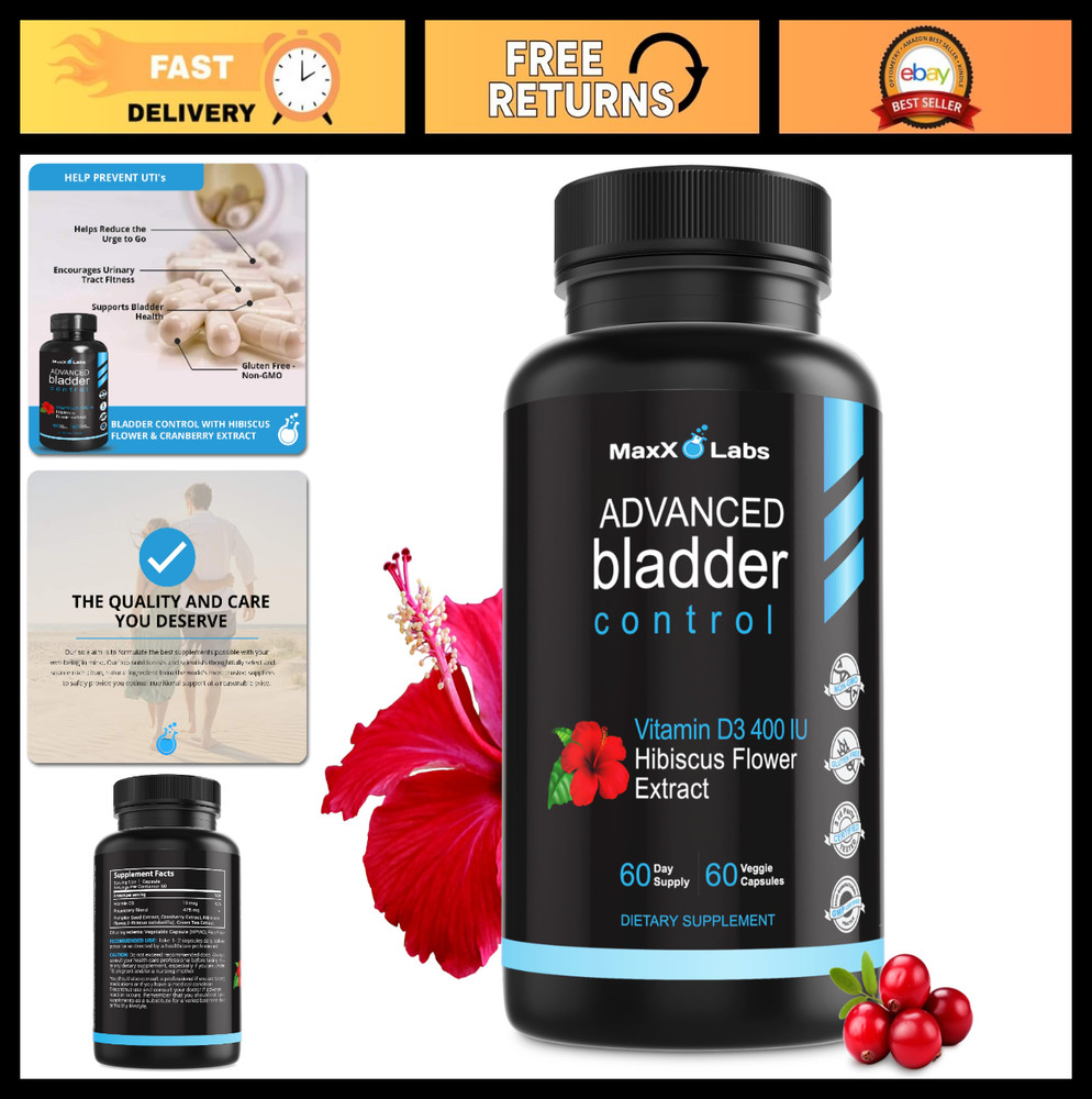 Bladder Control Supplements for Men & Women – Urinary Tract Health, Overactive B