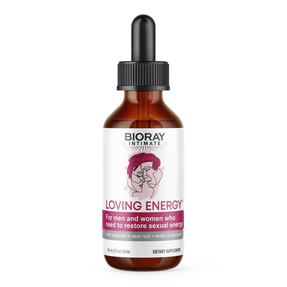BIORAY Intimate Loving Energy 2 fl oz With Medicinal Mushrooms NonGMO, Veg…