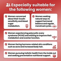 Myo D-Chiro-Inositol For Women,Pcos Boost,Hormone Balance 30/60/120 Capsules
