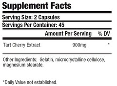 1 Bottle Tart Cherry Extract 900mg Arthritis Anthocyanins Gout Joint Pain
