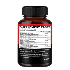 Prostate Support – Reduce Frequent Urination, Stamina supplement,60/120 Caps