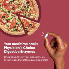 Digestive Enzymes Supplement suitable for Gut Bloating 120 Capsules NEW