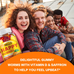 Saffron Gummies – Optimistic Mood, Reduce Fatigue – with Vitamin Mood Lifting