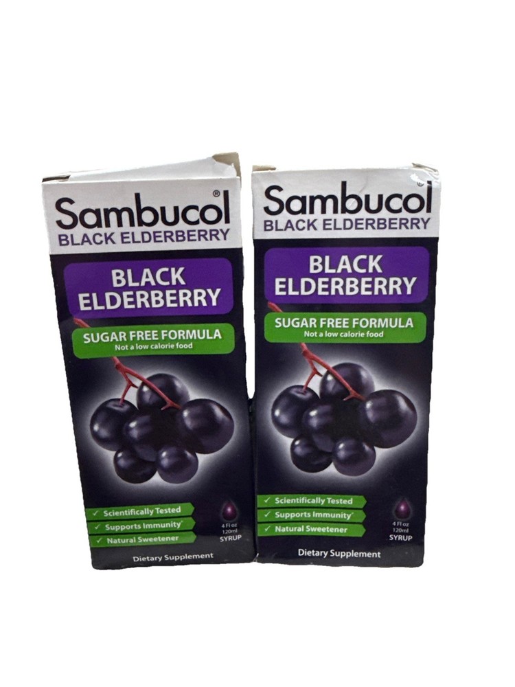 Sambucol Black Elderberry Syrup 4 Oz – 2 Pack