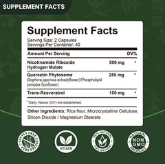 Nicotinamide Riboside 900mg – Anti-aging NAD Supplement, Focus, Memory Booster