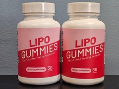 Lot of 2 Lipo Gummies Apple Cider Vinegar Gummies 30 Gummies Each NEW Exp 3/2026