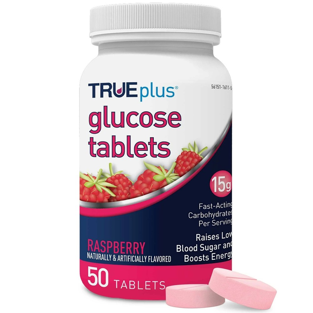 TRUEplus Glucose Chewable Tablet P1H01RS-50 12 Bottles 50 per Bottle