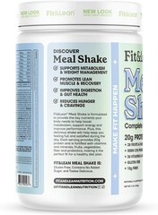 Meal Shake, Fat Burning Meal Replacement, Protein, Fiber, Probiotics, Vanilla…