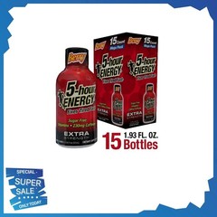 5-hour ENERGY Shot, Extra Strength, Berry, 15 Count, Free Shipping