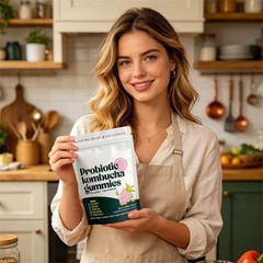 Fiber Supplement, Probiotics, Postbiotics, Probiotic Kombucha Gummy – Prebiotics