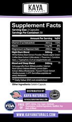 Night Time Fat Burn Supplement 60ct, Metabolism Support, Healthy Weight Loss