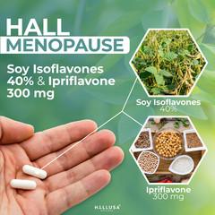HallMenopaus – Estrogen Supplement for Women – Menopause Supplements – 60