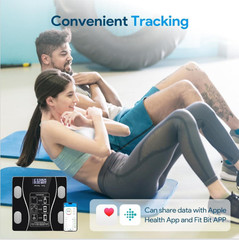 High Precision with Backlit Display Digital Body Weight Scale Bluetooth Bathroom