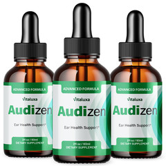 (3 Pack) Audizen Drops – Advanced Ear Health and Hearing Support Formula (6 oz)