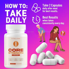 (5 Pack) Core Strength Joint Support Advanced Formula CoreStrength 300Capsules